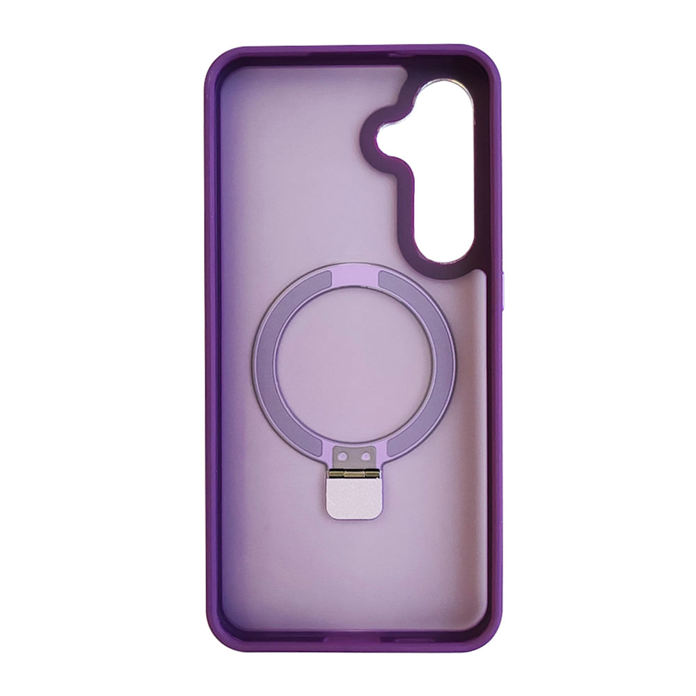 Imagen 2 del producto Case Coolbox GMobile para Samsung S24 Plus Metal Matte con MagSafe, soporte integrado, antigolpes, morado